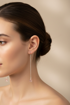 Pink Star Dangle Earrings