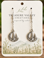 Celestial Forest Earrings - Hypoallergenic Stainless Steel Ear hooks
