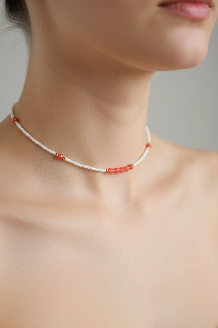 Coral Bloom Necklace