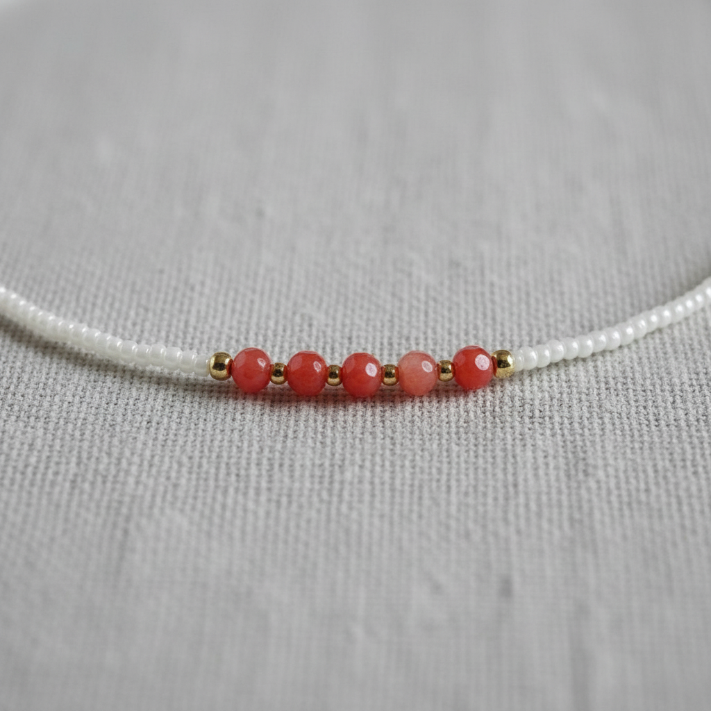 Coral Bloom Necklace