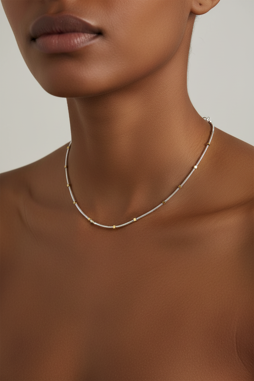 Gilded Thread Necklace