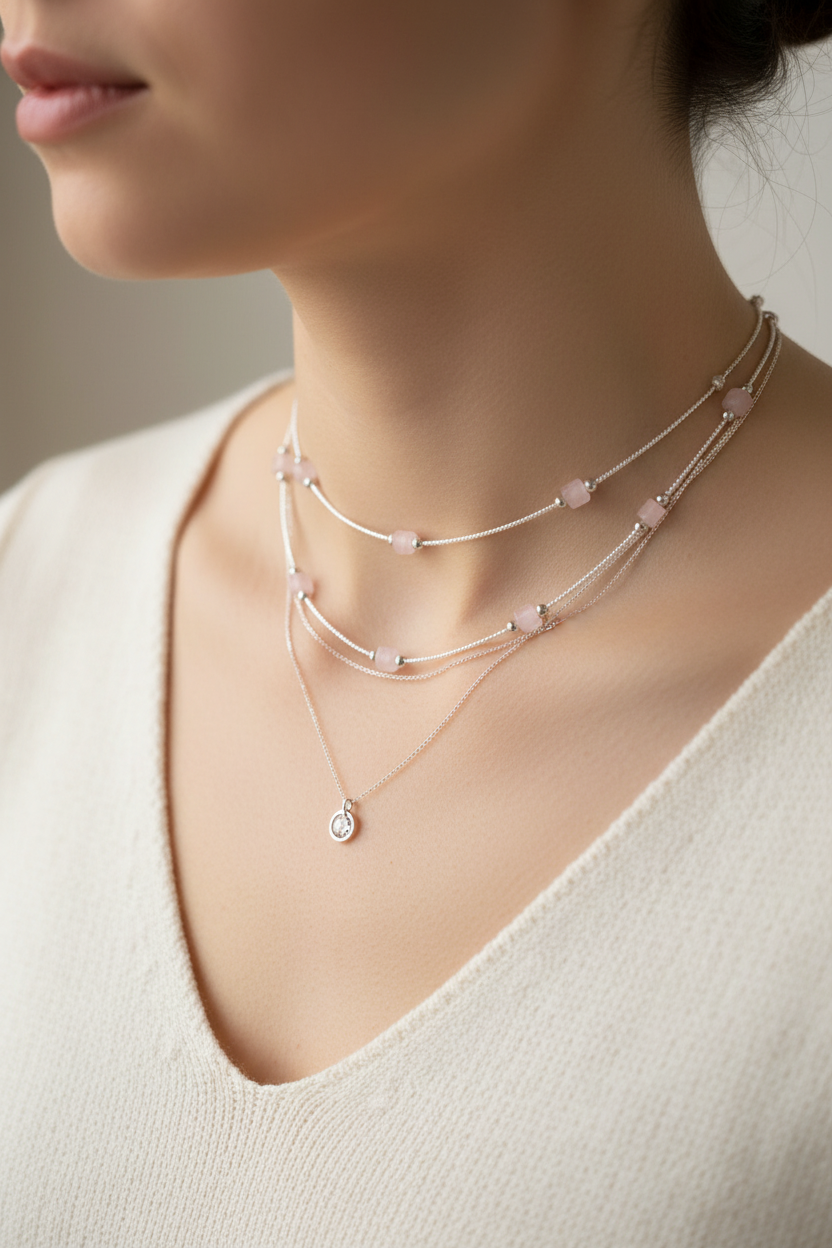 Rose Petal Lane Necklace