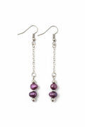 Wild iris earrings
