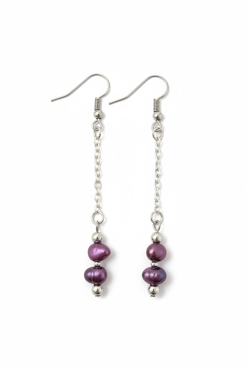Wild iris earrings