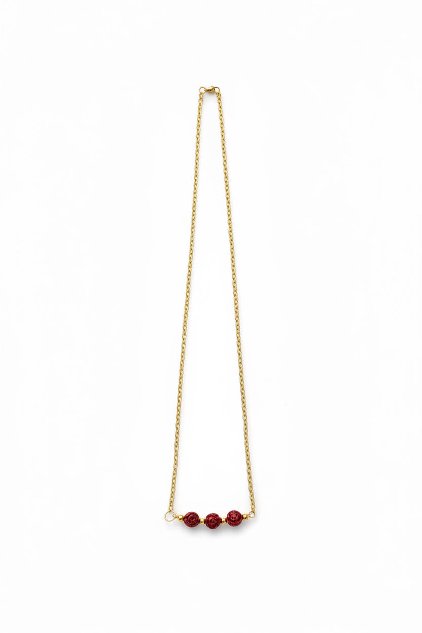 Enchanted Rose Necklace - whimsical and giftable