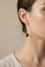 Carnelian Cascade Earrings