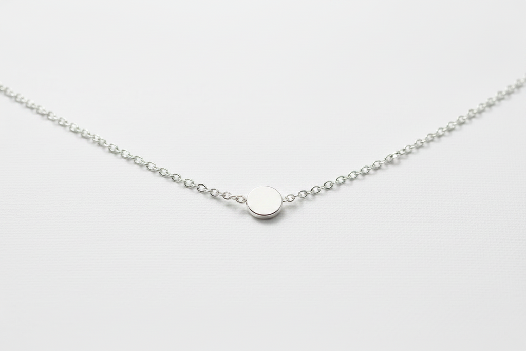 Emerald Roots Necklace - Silver-tone tree charm and green aventurine beads on a delicate silver-tone chain