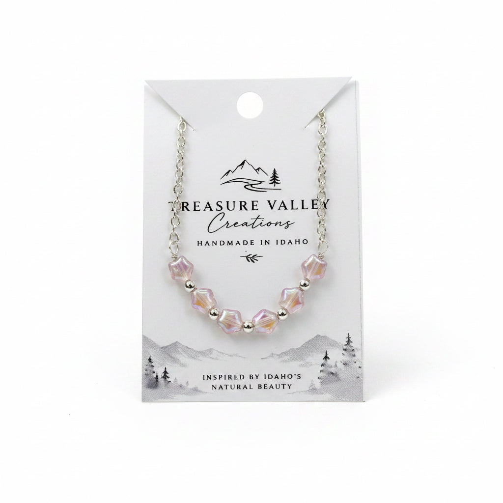 Blush Star Necklace