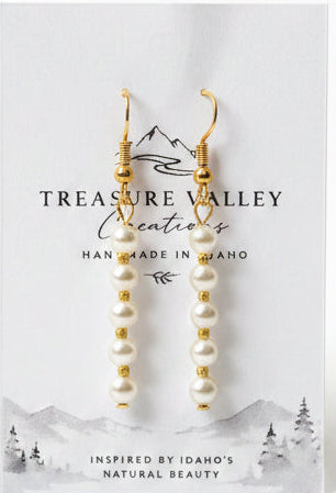 Ivory Pearl Drop Earrings
