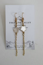 Shell Star Cascade Earrings