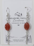Carnelian Cascade Earrings