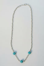 Turquoise Semiprecious Bead Necklace
