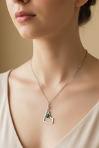 Gem State Stainless Steel (Waterproof) Idaho Necklace