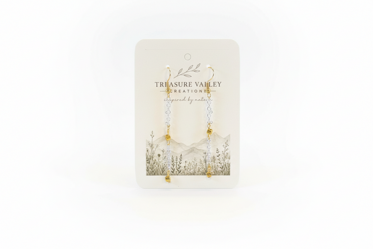Mixed-Metal Chain Earrings | Silver & Gold Dangles