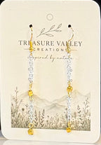 Mixed-Metal Chain Earrings | Silver & Gold Dangles