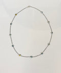 Northern Lights Station Necklace - hypoallergenic, waterproof stainless steel