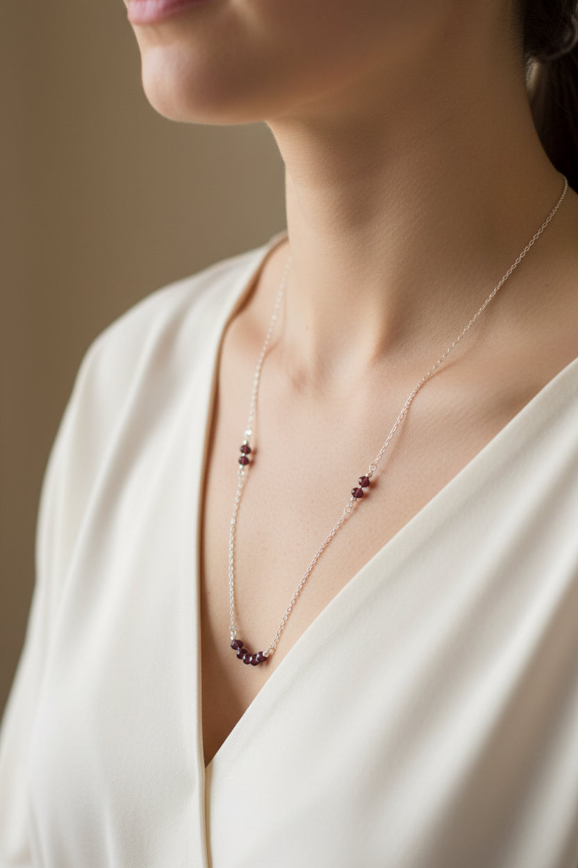 Wild Iris Necklace